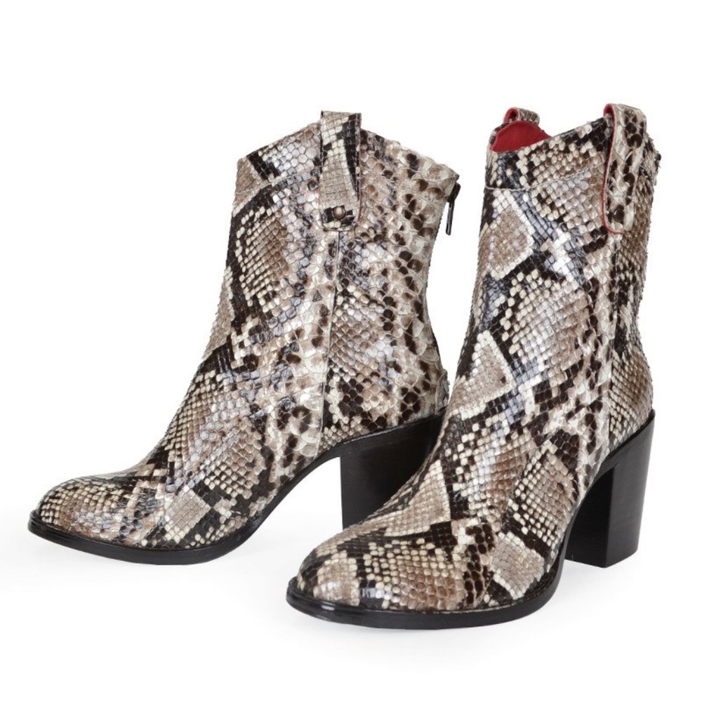 Pete Women’s Natural Python Boot